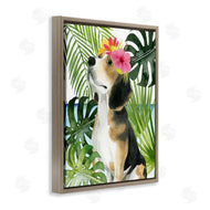 Grace Popp | Puppy with Hibiscus