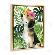 Grace Popp | Puppy with Hibiscus