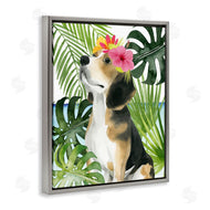 Grace Popp | Puppy with Hibiscus