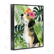 Grace Popp | Puppy with Hibiscus