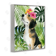 Grace Popp | Puppy with Hibiscus