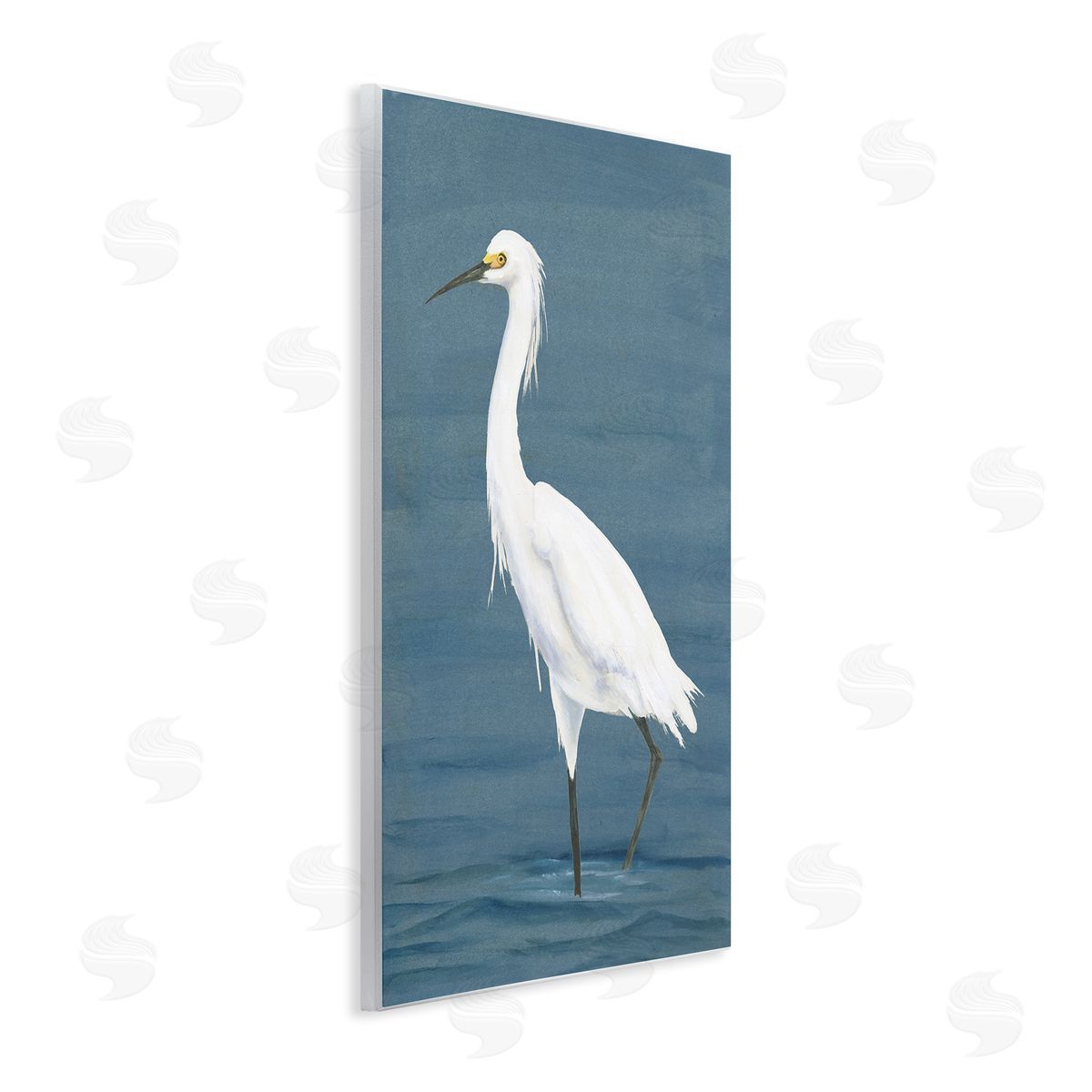 Michael Willett Egret in Beach Shore Wall Plaque Artside_