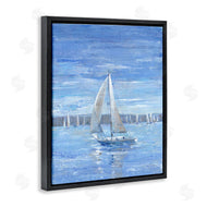 Tim O'Toole | Blue Sailboat Painting