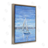 Tim O'Toole | Blue Sailboat Painting