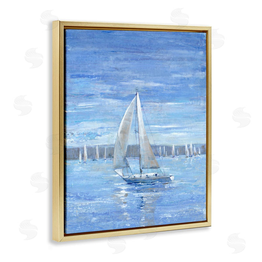 Tim O'Toole | Blue Sailboat Painting