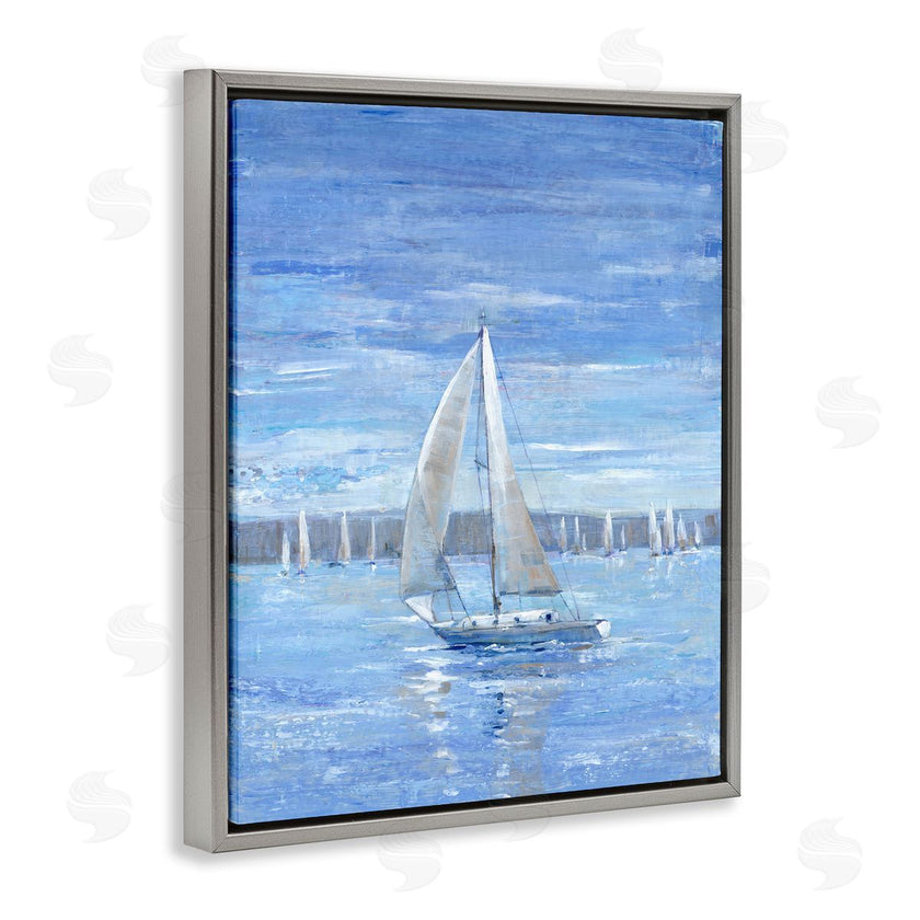 Tim O'Toole | Blue Sailboat Painting