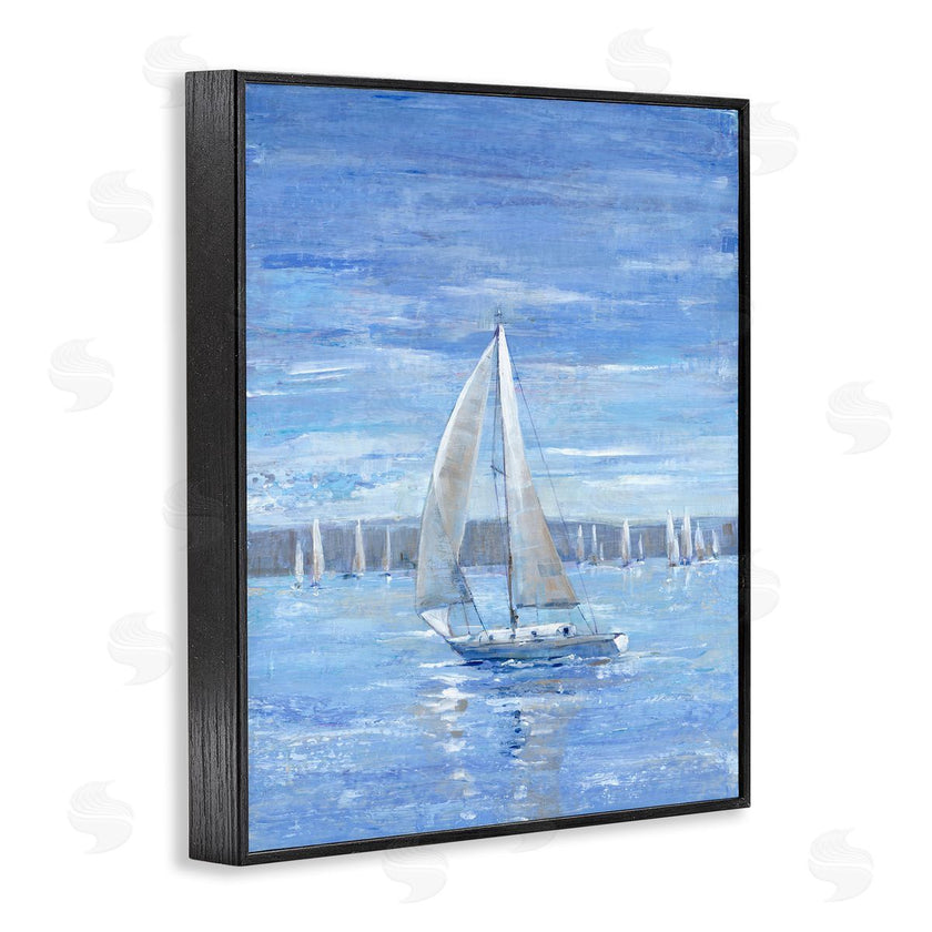 Tim O'Toole | Blue Sailboat Painting