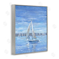 Tim O'Toole | Blue Sailboat Painting