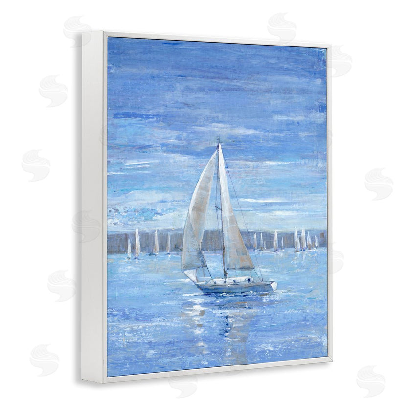 Tim O'Toole | Blue Sailboat Painting