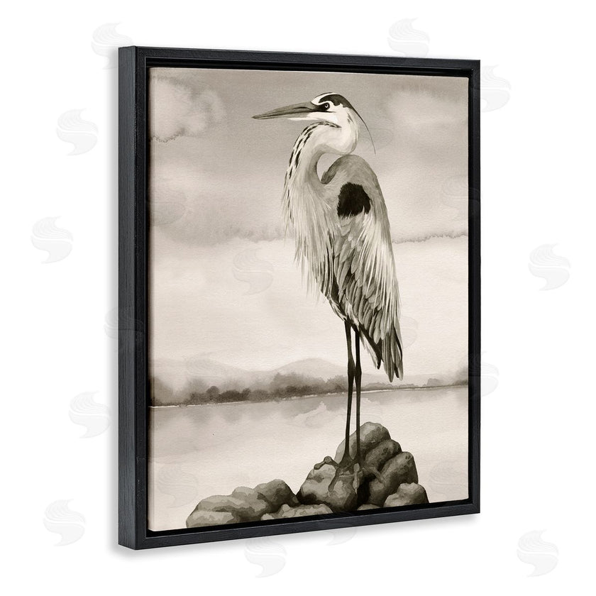 Grace Popp | Grey Heron Perched