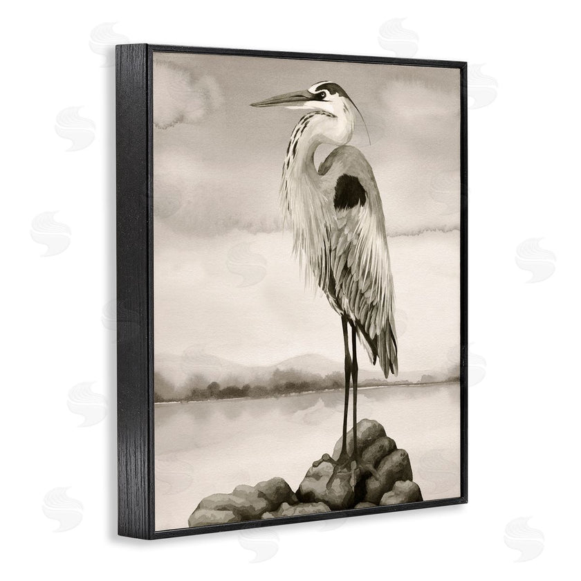 Grace Popp | Grey Heron Perched