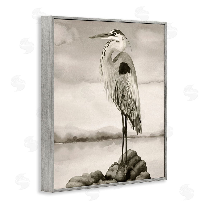 Grace Popp | Grey Heron Perched