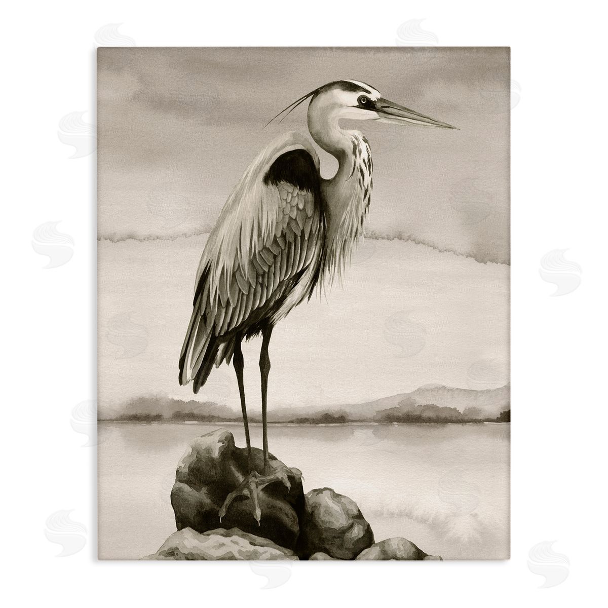Grace Popp | Heron Perched at Sea