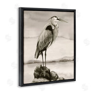 Grace Popp | Heron Perched at Sea