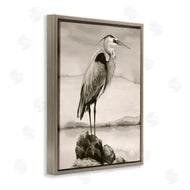 Grace Popp | Heron Perched at Sea