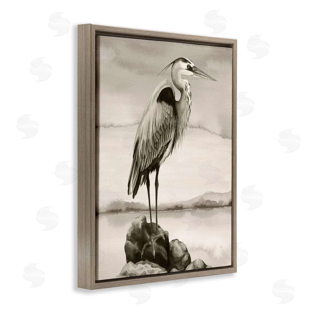 Grace Popp | Heron Perched at Sea