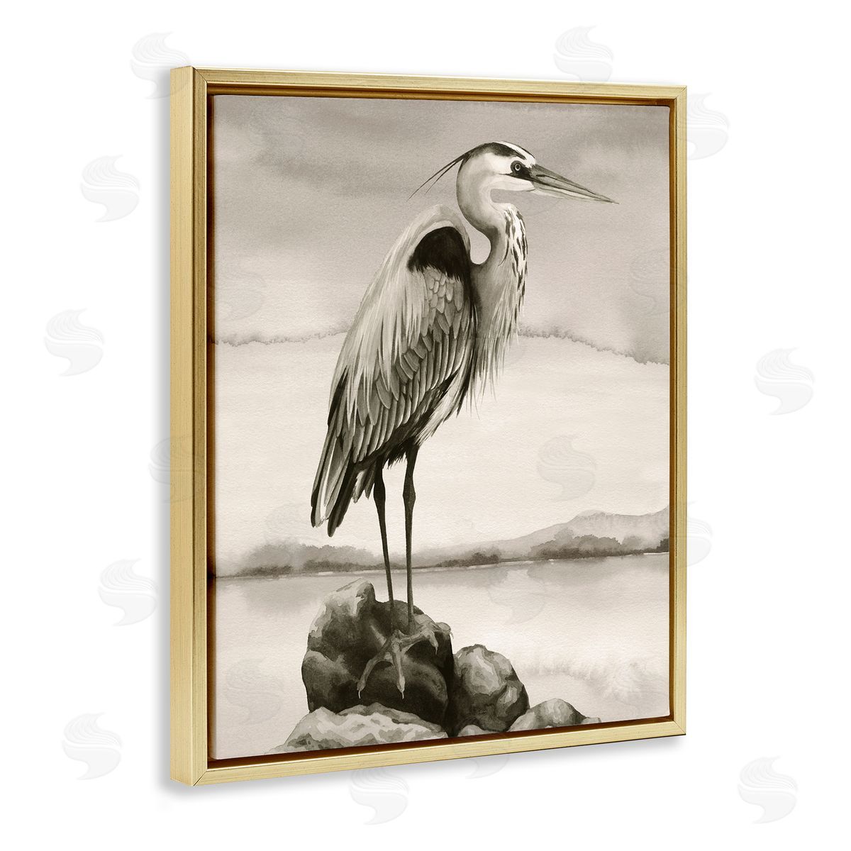 Grace Popp | Heron Perched at Sea