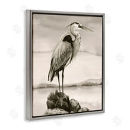 Grace Popp | Heron Perched at Sea