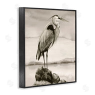 Grace Popp | Heron Perched at Sea