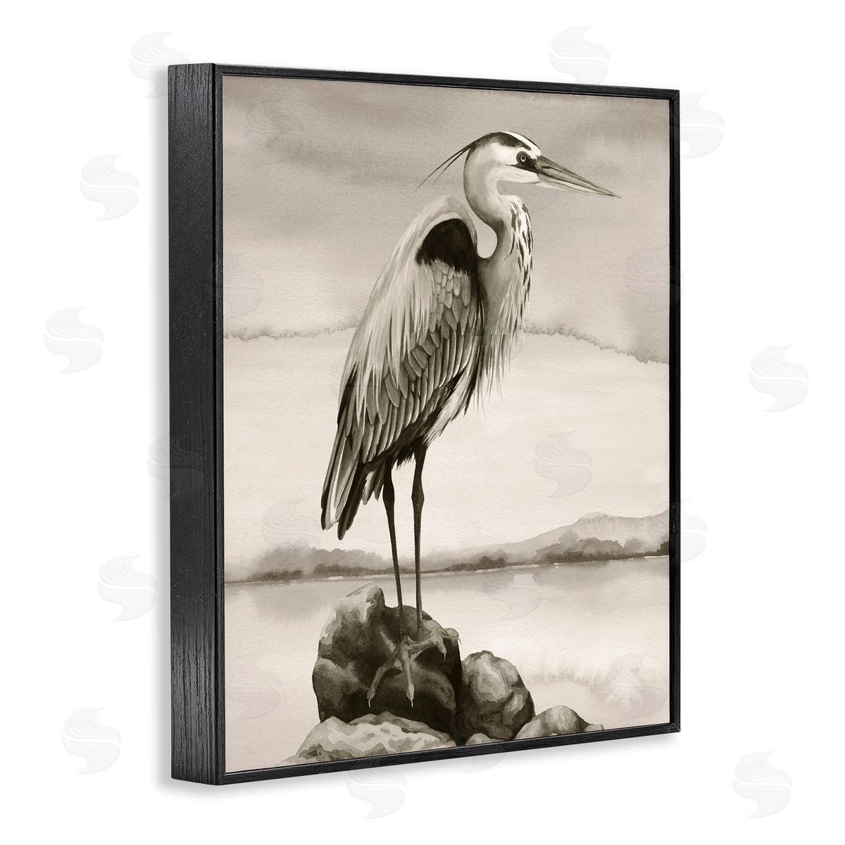 Grace Popp | Heron Perched at Sea