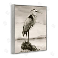 Grace Popp | Heron Perched at Sea