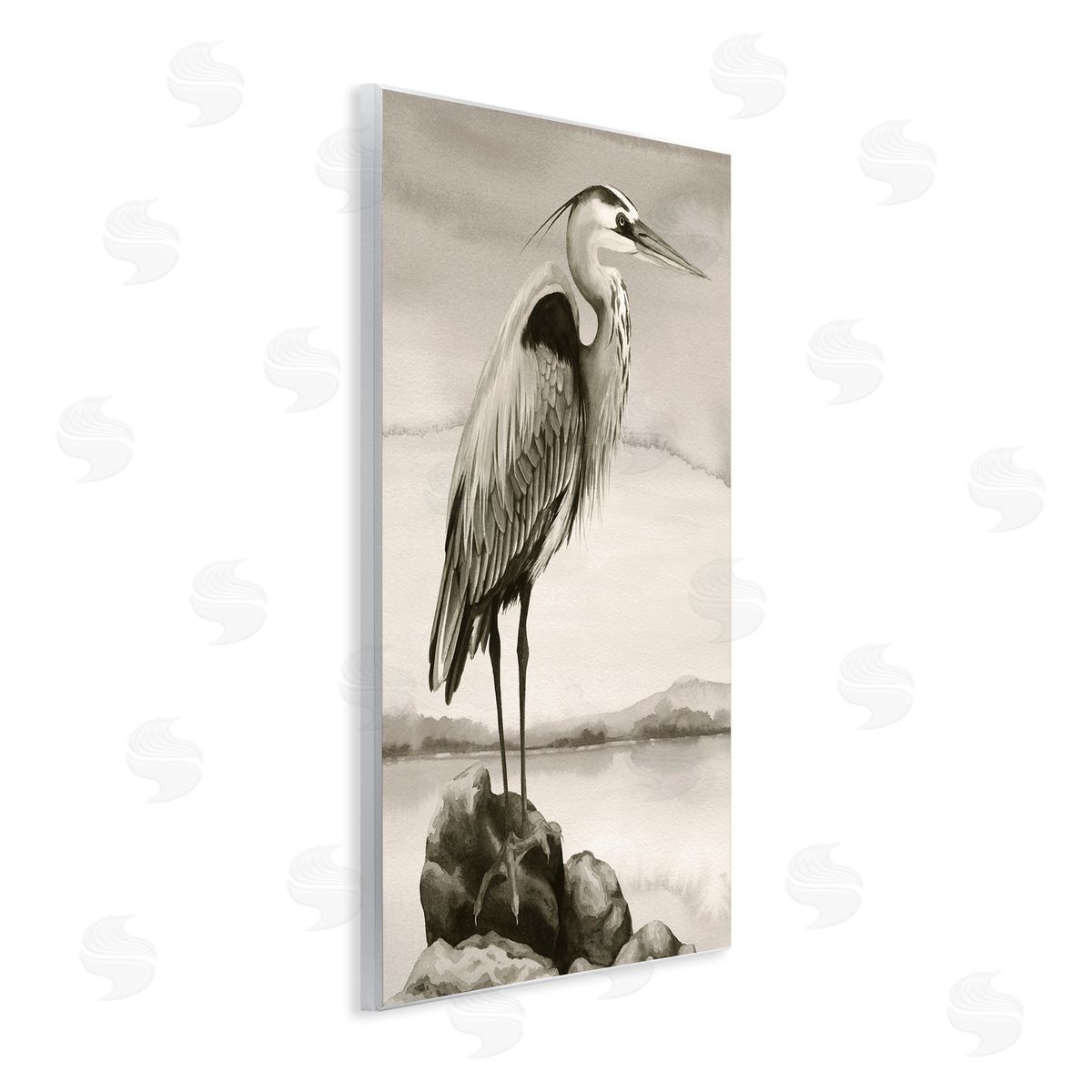 Grace Popp | Heron Perched at Sea