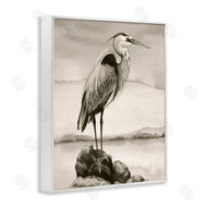 Grace Popp | Heron Perched at Sea