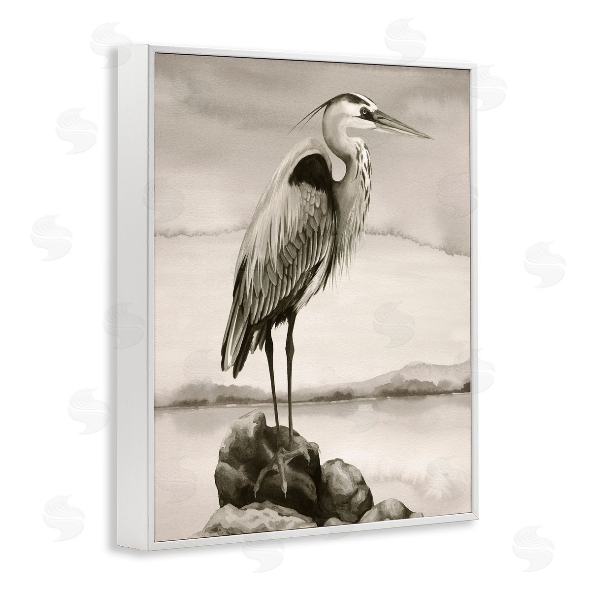 Grace Popp | Heron Perched at Sea