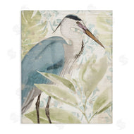 June Erica Vess | Heron & Tropical Leaves