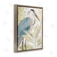 June Erica Vess | Heron & Tropical Leaves