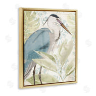 June Erica Vess | Heron & Tropical Leaves