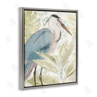 June Erica Vess | Heron & Tropical Leaves