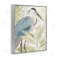 June Erica Vess | Heron & Tropical Leaves