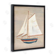 June Erica Vess | Blue & Red Sailboat