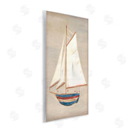 June Erica Vess | Blue & Red Sailboat