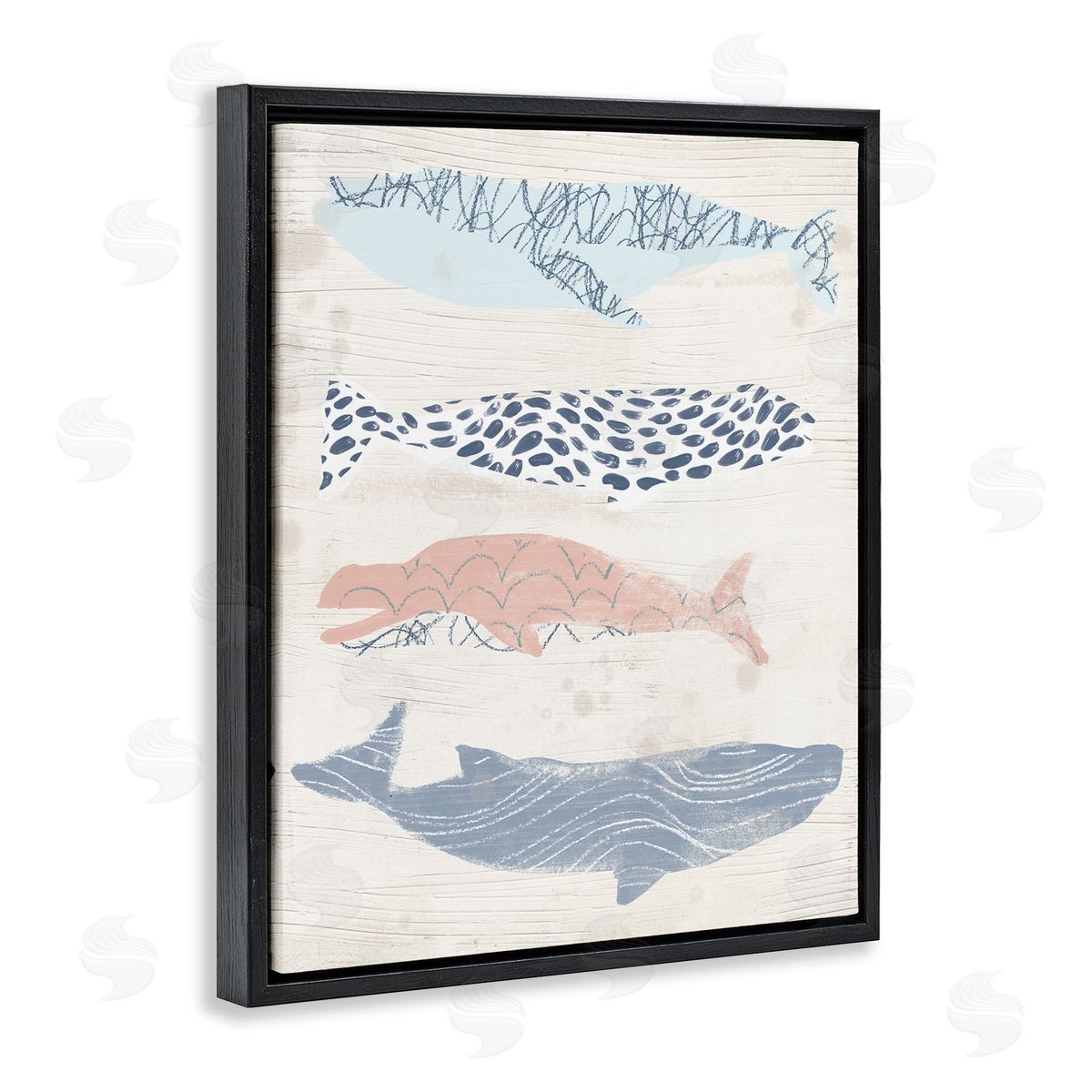 June Erica Vess | Rustic Patterned Whales