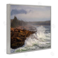 Danny Head | Rough Waves on Cliff