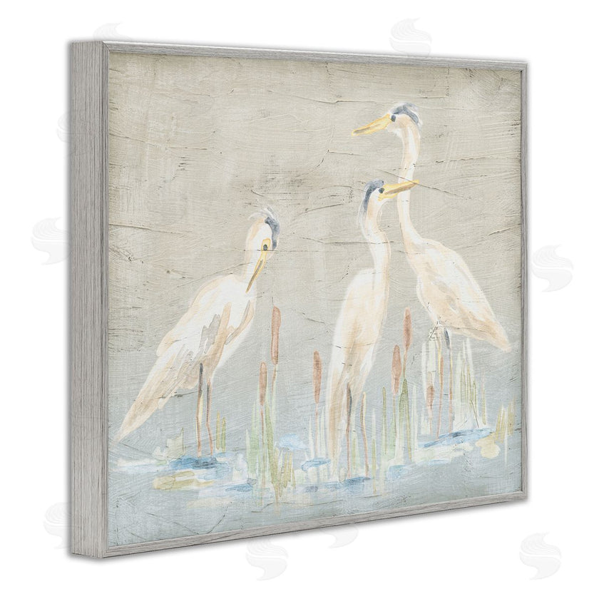 June Erica Vess | Rustic Herons Scene