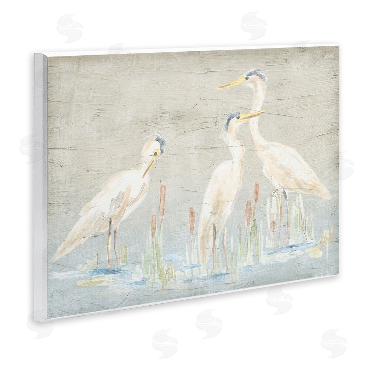 June Erica Vess | Rustic Herons Scene