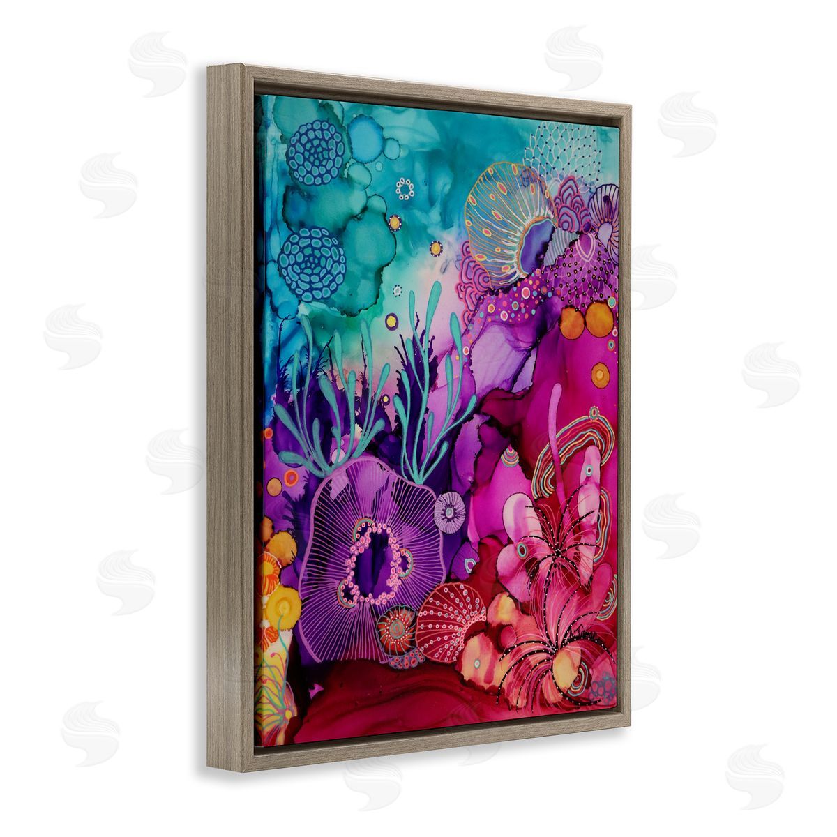 Amy Tieman | Abstract Coral Pattern
