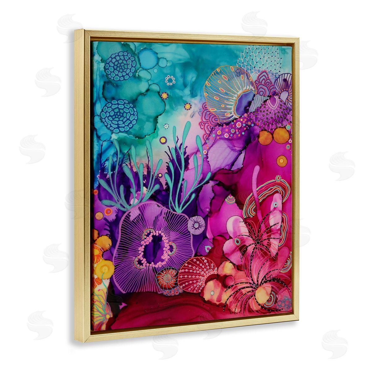 Amy Tieman | Abstract Coral Pattern
