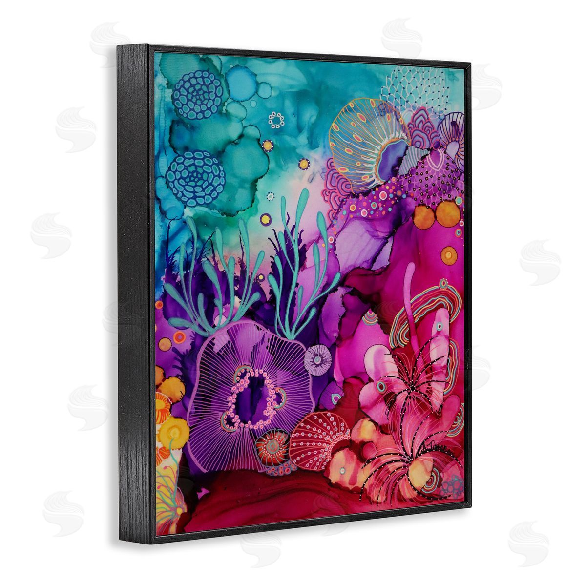 Amy Tieman | Abstract Coral Pattern