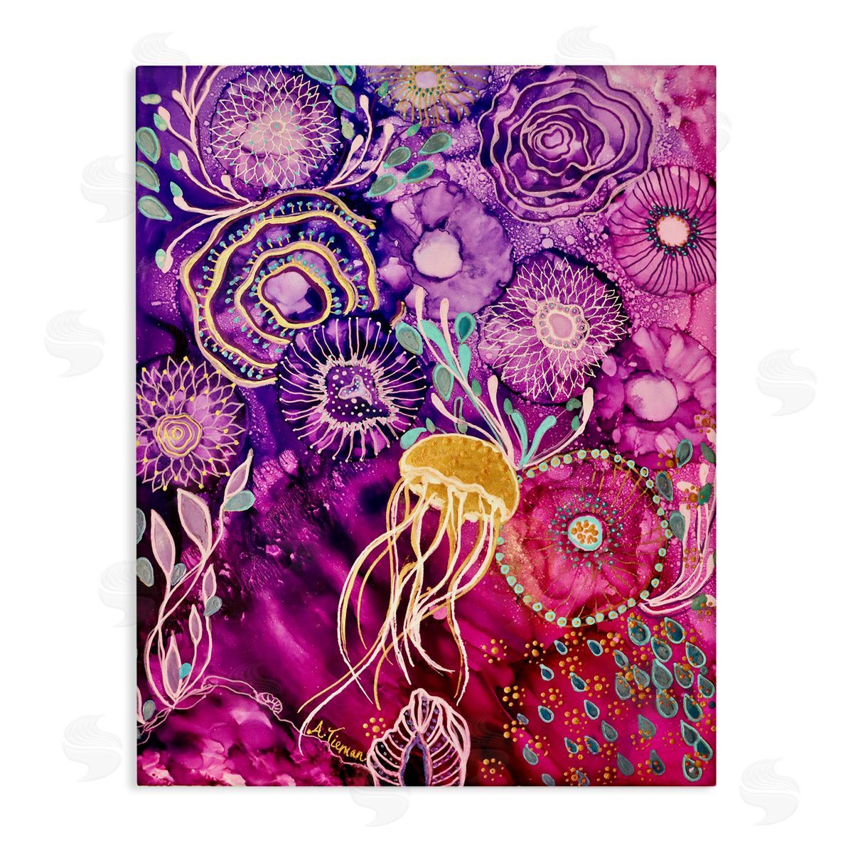 Amy Tieman | Abstract Sea Life Patterns