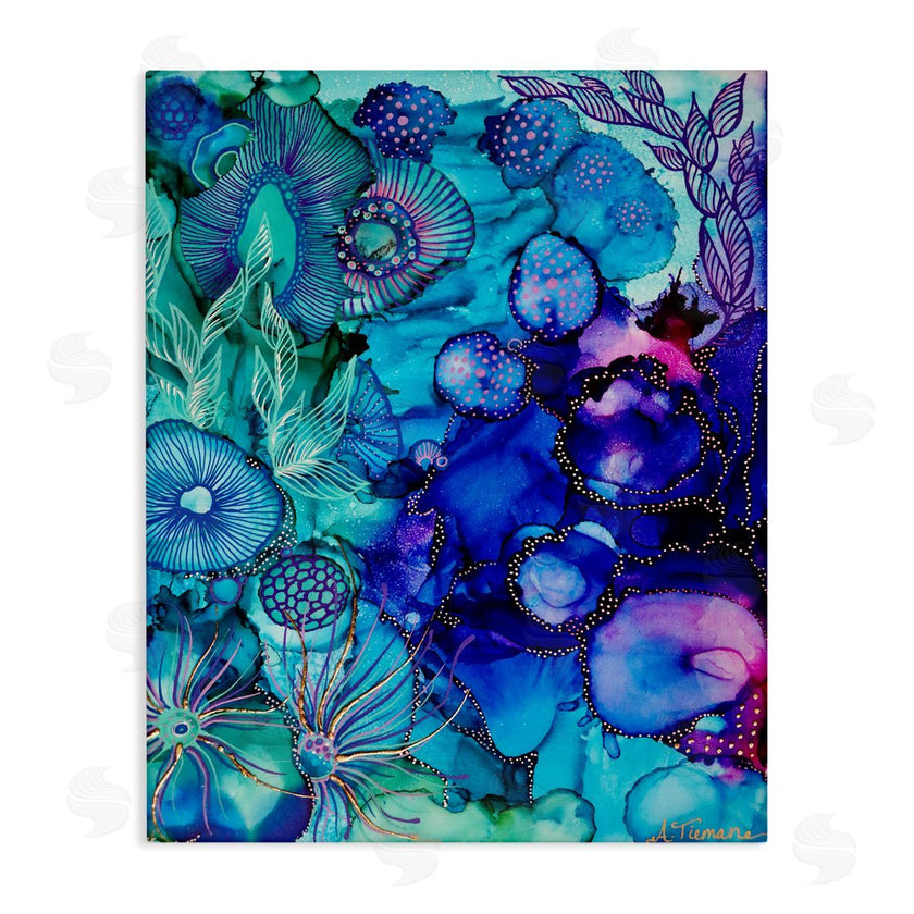 Amy Tieman | Blue Modern Sea Life