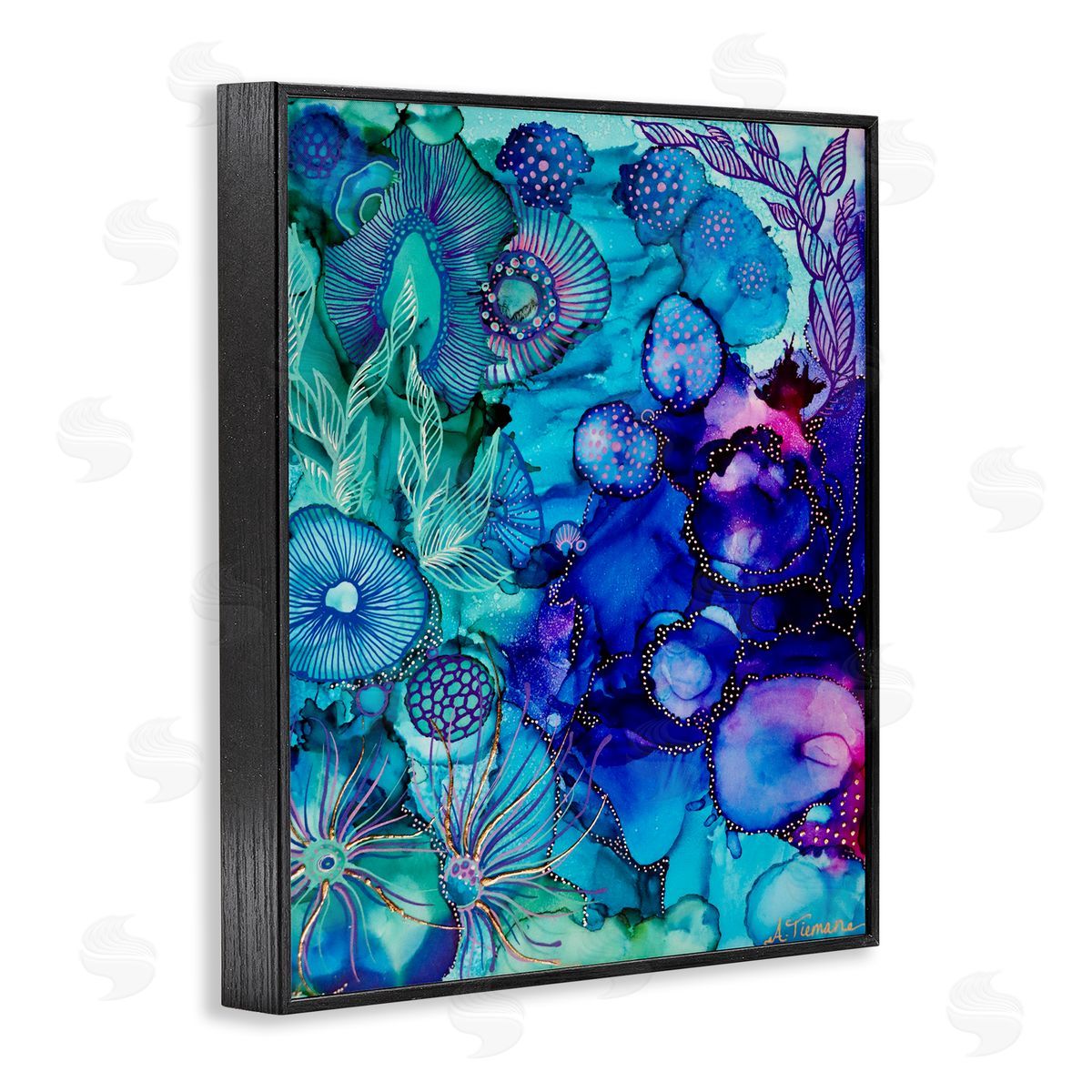 Amy Tieman | Blue Modern Sea Life