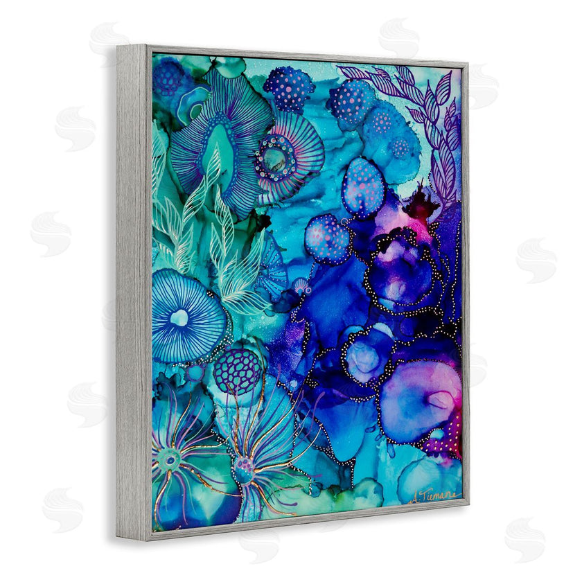 Amy Tieman | Blue Modern Sea Life