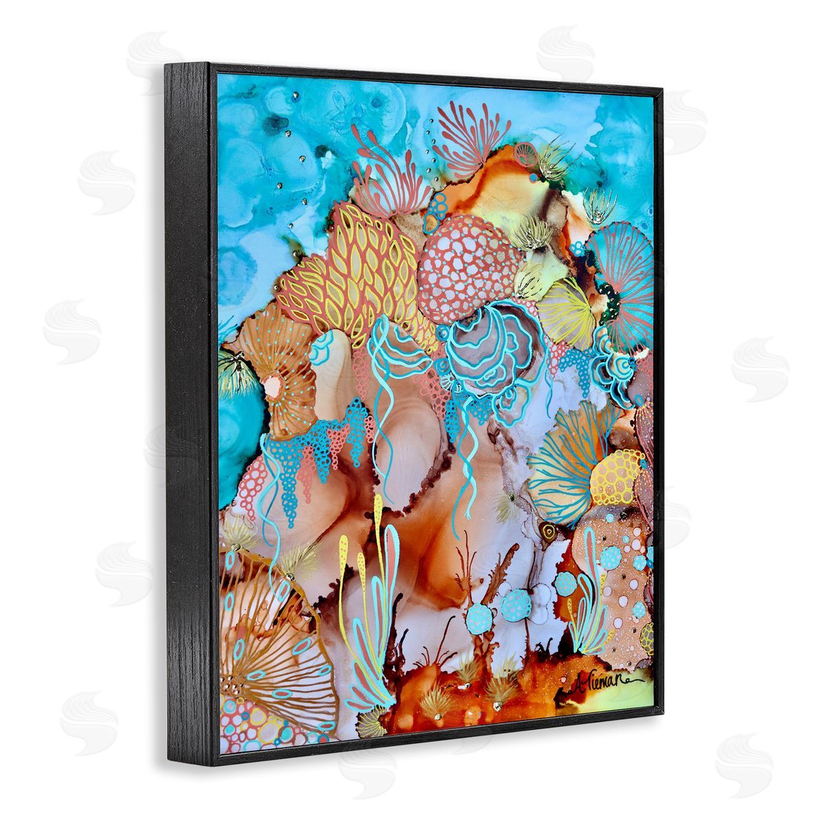 Amy Tieman | Abstract Coral Reef Pattern