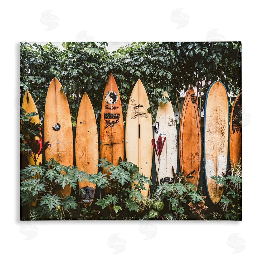 Krista Broadway Surf Boards in Nature Canvas Wall Art