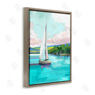 David Owens Illustration | Sailboat in Coastal Marina