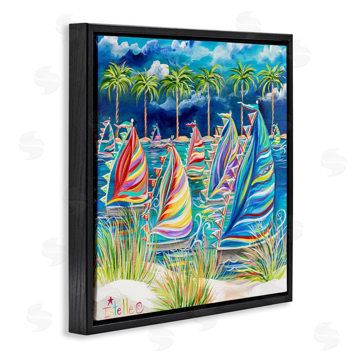 Estelle Grengs | Tropical Patterned Boats